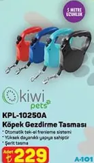 KİWİ PETS KPL-10250A KÖPEK GEZDİRME TASMASI
